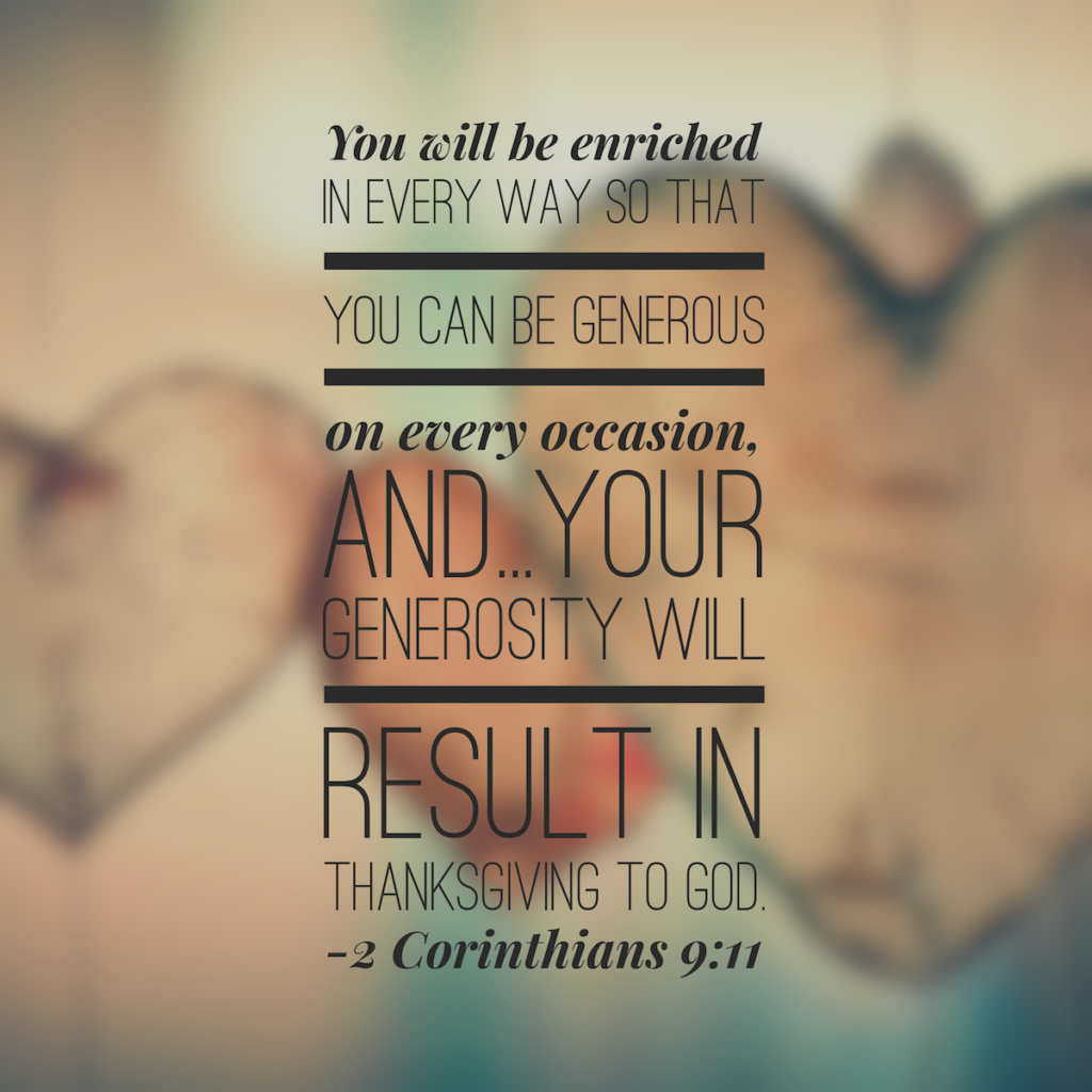 2 Corinthians 9:11